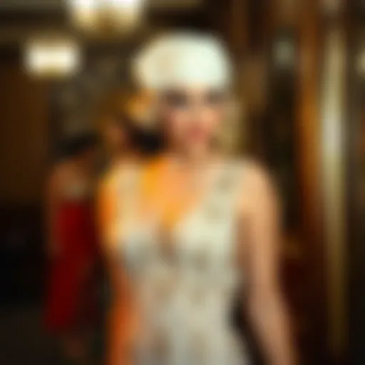 A vintage sexy going out dress showcasing 1920s glamour