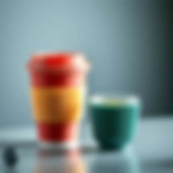 Silicone cup covers demonstrating eco-friendly materials