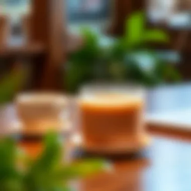 Silicone cup covers enhancing the tea drinking experience