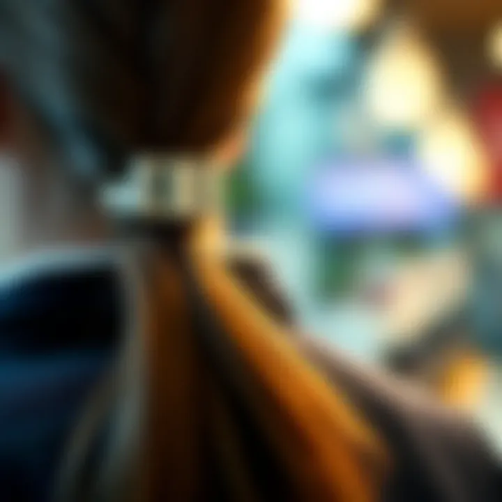 Sustainable materials used in silver pony tail holder production