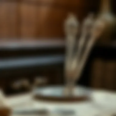 Vintage silver pony tail holder from historical collection