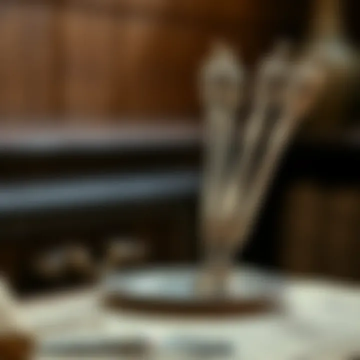 Vintage silver pony tail holder from historical collection