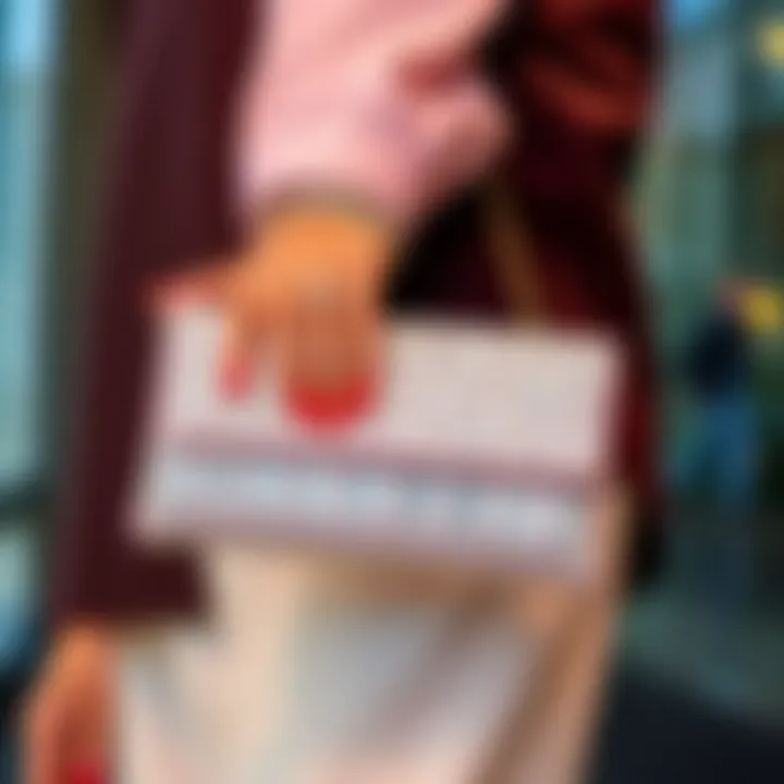 Styling a Sparkly Clutch with Modern Fashion An elegant sparkly clutch purse styled with a modern outfit