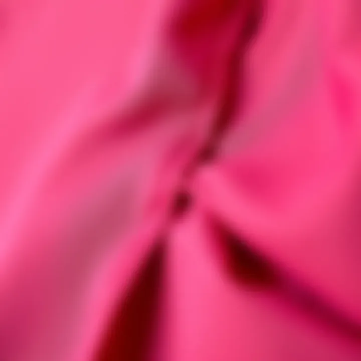 Detailing of Split Hem Fabric A close-up view of the intricate fabric and stitching of a split hem dress.