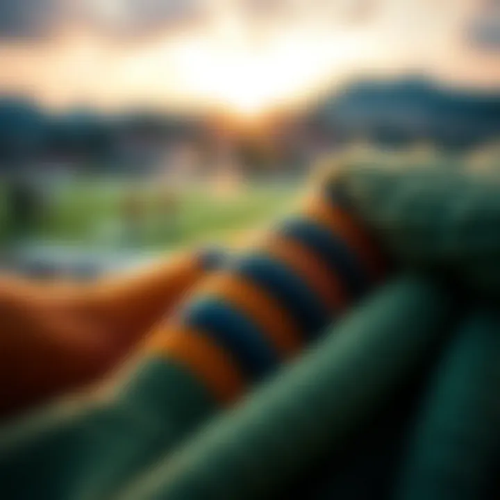 Sustainable materials used in custom sock production