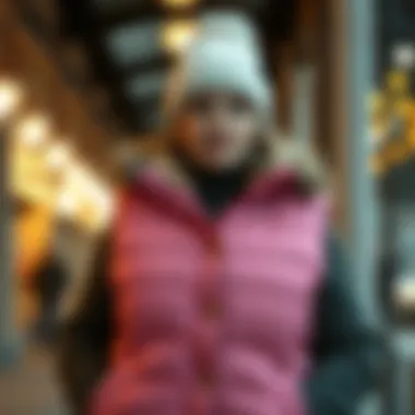 Cozy plus size vest made from sustainable materials