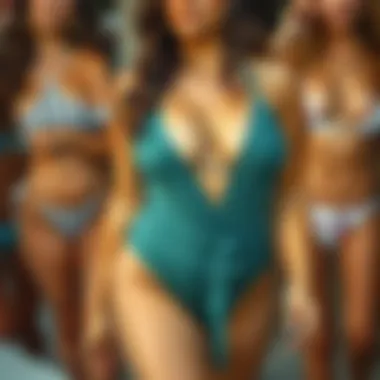 Diverse body types in stylish swimsuits