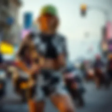 A creative representation of the cultural significance of cow print in fashion.