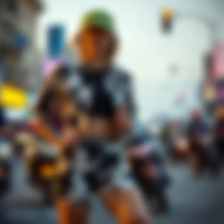 A creative representation of the cultural significance of cow print in fashion.