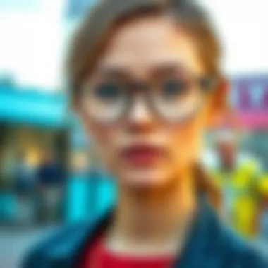 A guide on how to style oversized round glasses with various outfits