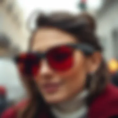 An exploration of sustainable eyewear options in oversized designs