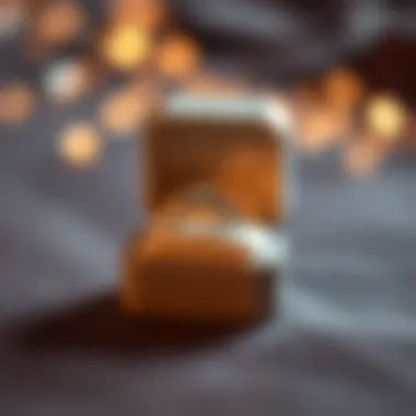 Modern Aesthetics in Engraved Ring Boxes Contemporary styled engraved ring box with modern aesthetics