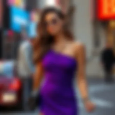 Fashion ensemble featuring the one shoulder bodycon maxi dress styled with accessories