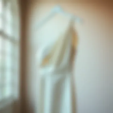 Elegant one shoulder bodycon maxi dress on a hanger