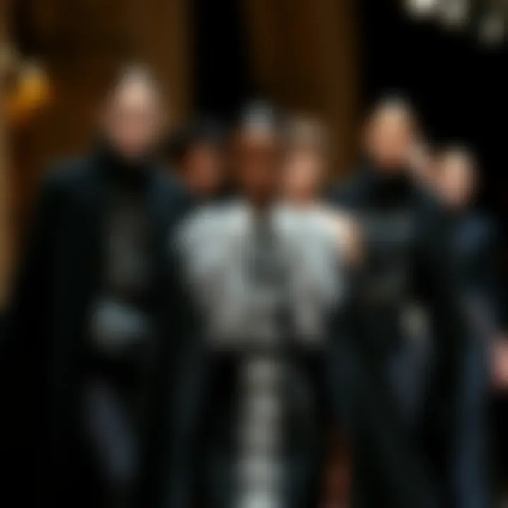 Influential Designers of the Black Formal Cape Showcase of renowned designers featuring their interpretations of the black formal cape