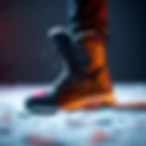 Lightweight snowboot showcasing innovative materials