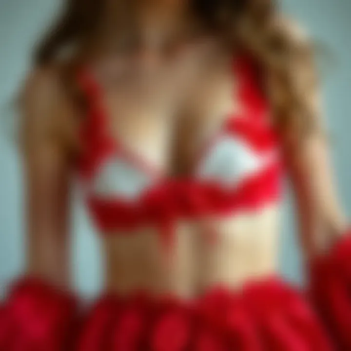 Sustainable fabric choices for crafting the red bustier