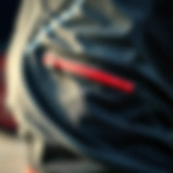 Fabric Texture of Cycling Pants Close-up of fabric texture used in cycling pants