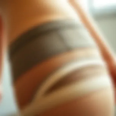 Close-up of sustainable materials used in hip and butt shapers