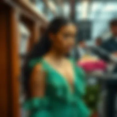 Sustainable production methods for the ruffle hem bodycon dress