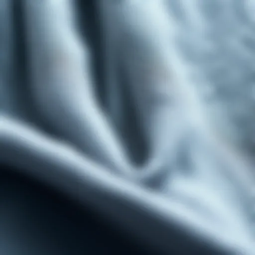 Close-up view of super absorbent chamois fabric showcasing its unique texture and fiber composition.