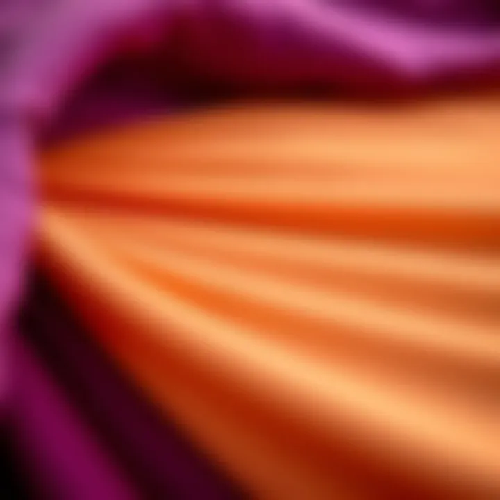 Close-up of fabric texture showcasing sustainable materials