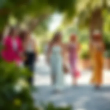 Styling Versatility of Ruffle Cover-Up Pants Various styling options featuring ruffle cover-up pants for different occasions