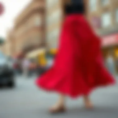 Trendy Inspirations for the Wide Waistband Maxi Skirt Fashion trends influencing wide waistband maxi skirt styles