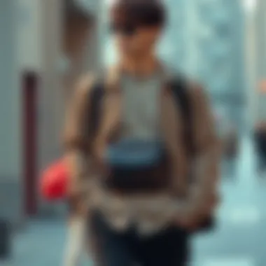 Stylish individuals showcasing the adaptability of belt bags