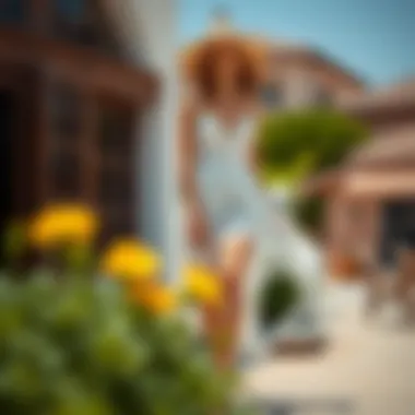 A Versatile Dress for Diverse Occasions Versatile white lace sun dress suitable for various occasions