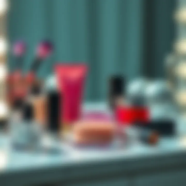 Transformative beauty routine with reusable containers