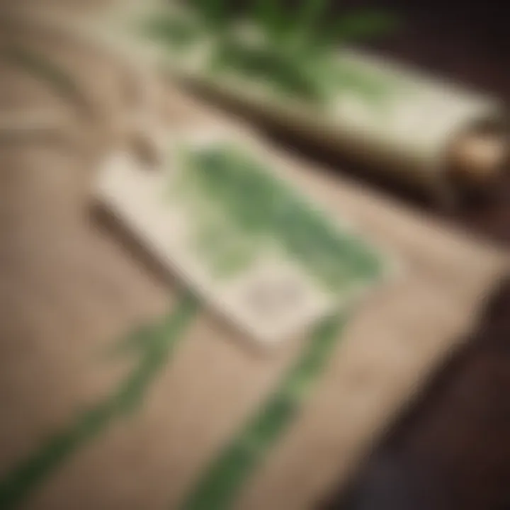 Bamboo tags being used in eco-friendly textile production