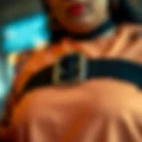 Buckle Detail on Plus Size Fashion Stylish buckle detail on plus size dress