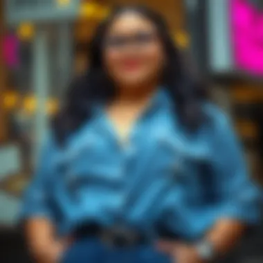 Trendy plus size outfit with buckle accents