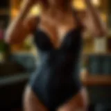 Elegant no show shapewear showcasing seamless design