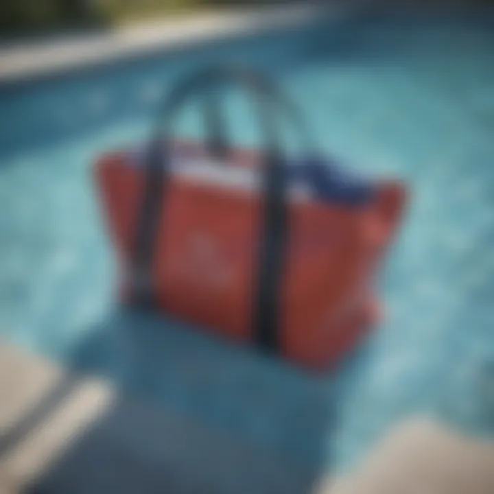 Durable materials used in waterproof pool totes