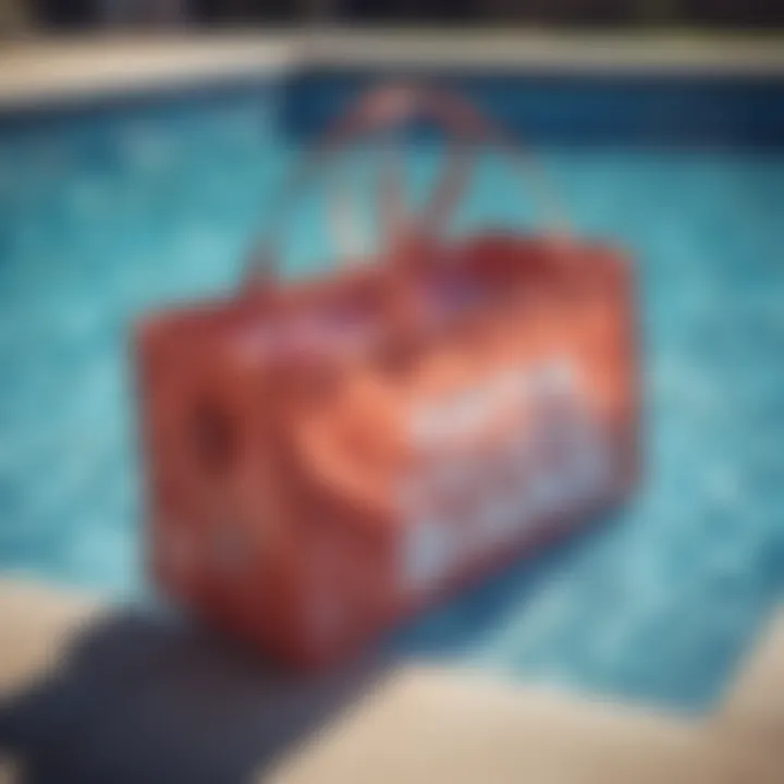 Waterproof pool totes in various environments