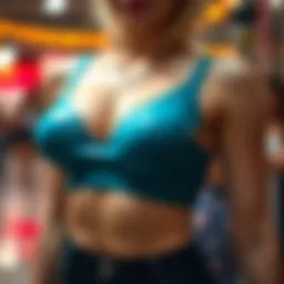 Innovative waterproof sticky bra design showcasing versatility and comfort