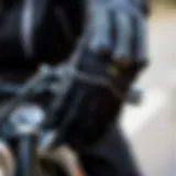 Overview of windproof riding gloves showcasing various designs and materials.