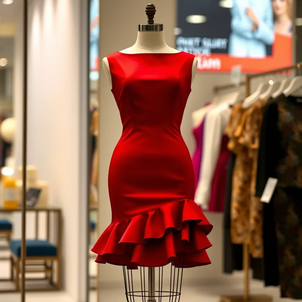 The Ruffle Hem Bodycon Dress: Design and Versatility